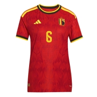 Belgien Axel Witsel #6 Hemmatröja Dam VM 2026 Kortärmad